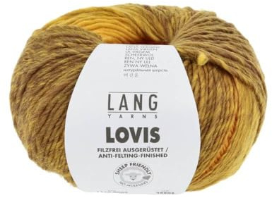 Lang Yarns - Lovis 0005 gelb orange braun 50 g