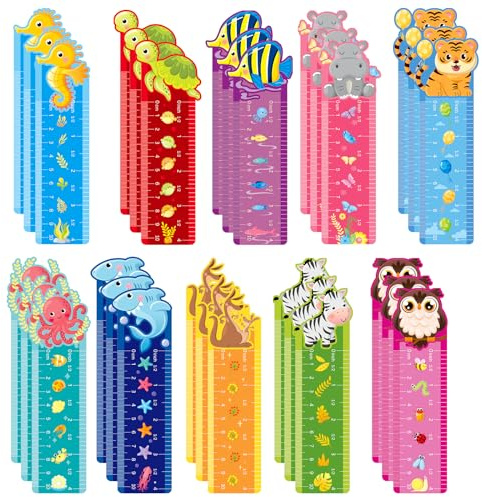 JSRQT 30 Pièces Marque-pages en Papier Animaux Clip de Page Bookmarks Signet en Papier pour Enseignants Adulte Enfants Marque-Pages Livre Marque Livre Dessin Animé pour Fournitures de Lecture