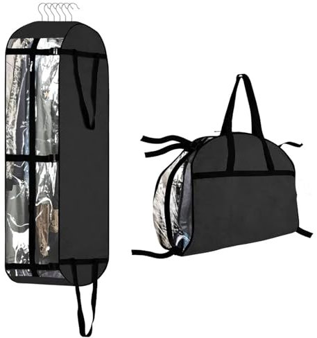 Camidy Garment Bag Large Duffel Bag for Travel Convertible Suit Bags Hanging Garment Duffle Bag for Indoor & Outdoor