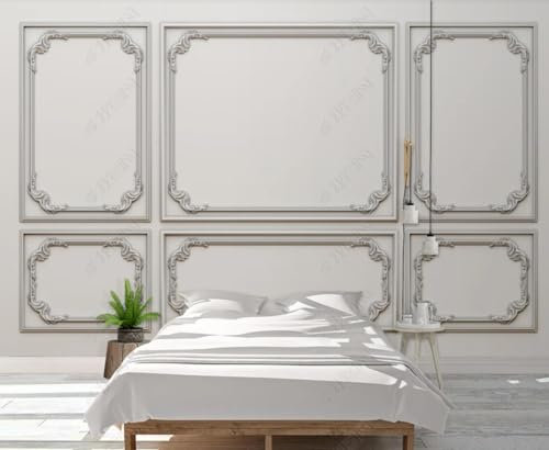 Carta Da Parati 3D Scultura In Gesso Bianco Fotomurali Murale Decorazione Sfondo Custom Wallpaper -334559 200x140cm