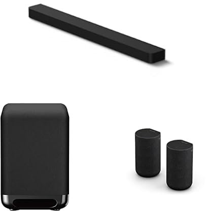 Sony BRAVIA Theatre Bar 8, Kit Sourround con Subwoofer SA-SW5 y Altavoces Traseros SA-RS5, Dolby Atmos®, Wi-Fi®, Bluetooth®, 360 Spatial Sound Mapping
