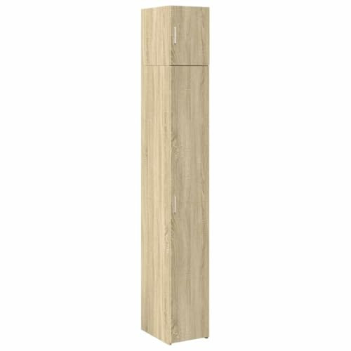 vidaXL Hochschrank Schmal Sonoma-Eiche 30x42,5x225 cm Holzwerkstoff