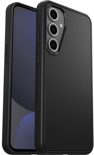 OtterBox Cover per Samsung Galaxy S24 FE Symmetry, resistente a shock e cadute, sottile, testata 3x norme MIL-STD 810G, Nero, Senza Retail Package