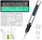 PTUI Elektrischer Gravierstift mit 36 Bits – Wiederaufladbare USB-Akku-Graviermaschine für Schmuck, Holz, Glas, Metall, Keramik & Steinschnitzerei – Tragbarer DIY-Rotationsgravierer