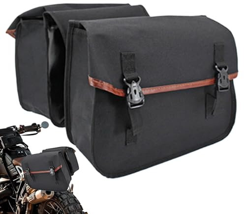 Shenrongtong Satteltaschen Motorräder | Gepäcktaschen - Große Kapazität Motorrad Seitengepäck Aufbewahrung Packtaschen Wasserdicht Satteltasche für Sport Dirt Bike