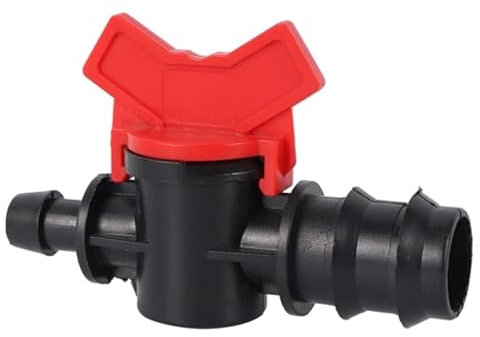 MULONGOR 1pc 13/16/20mm Rohr Bypass Ventil PE PVC Rohr Zweig Wasser Steuerung Schalter Garten Bauernhof gewächshaus Bewässerung Armaturen(16mm)