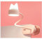 Lampe de bureau,LAMPE A PINCE flexible avec Veilleuse Original/Avec batterie rechargeable par USB/Liseuse LED & Lampe de lecture pour bureau, lit, chevet - Légère, pratique - Parfait pour enfant -rose