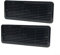 CWOQOCW 2 rejillas de ventilación para caravana Thetford, 83 mm x 186 mm, cubierta de ventilación de caravana, 62445480 (2 unidades, negro)