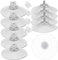 HEALEEP 10 pièces Crochets Ventouse Transparent Crochets à Succion Étanches pour Clés et Serviettes Design Pratique et Réutilisable Haute Sans Perçage