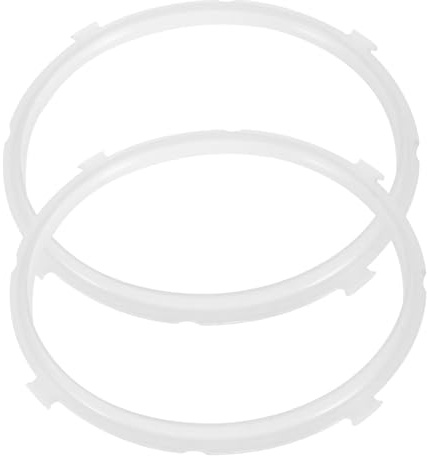 UTHCLO 2 Pezzi Guarnizioni in Silicone per Pentola Pressione Elettrica Ricambi Resistenti ad Alta Temperatura per Accessori Sicuri e Facili da Installare per Cucina