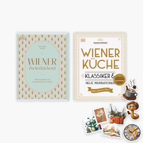 Wiener Zuckerbäckerei + Wiener Küche + 1 exklusives Stickerset