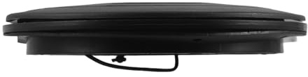 DECOMELODY Rotatable Deck Inspection Hatch Cover Plastic Boat Hatch Lid for Kayak Canoe Storage Access Plate