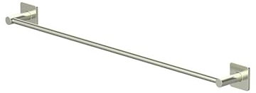 Lenz Badetuchhalter Vent in Nickel, Länge 60 cm – Für große Duschhandtücher