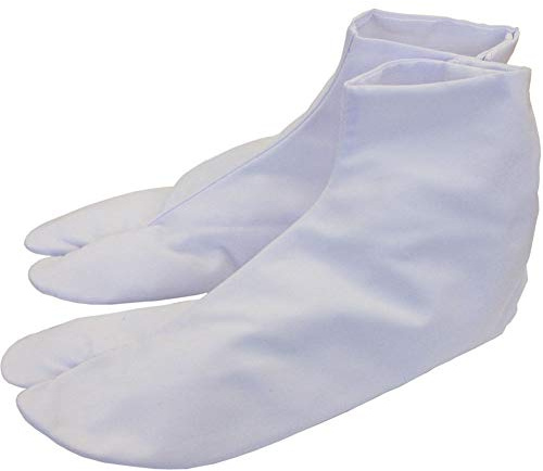 Fukusuke Adult Japanese Kimono Tabi Socks with 4 Kohaze Clasps (26cm/10.2inch)