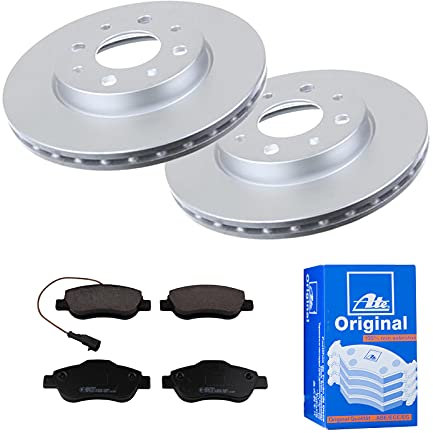 2 Bremsscheiben belüftet 240,5 mm + Bremsbeläge Vorne von ATE (1420-22539) Bremsensatz Bremsanlage Bremsen-Kit,Bremsenset, Bremsscheiben, Bremsbeläge, Bremsen-Set, Beläge, Bremsbelag, Bremsbelagsatz,