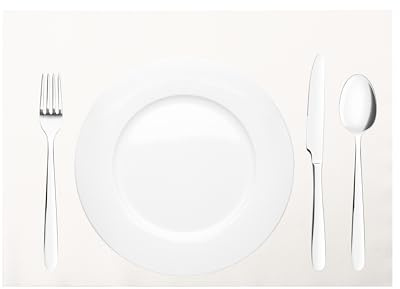 Sovie HORECA Tischset in WEIß aus Linclass Airlaid, 40 x 30cm, 100 Stück, ideal für Festliche Anlässe, Hochzeiten, Taufen, Elegante Dinner, Platzdeckchen Platzset Platzmatten