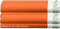 Aquarola Krepp-Papier, orange wasserfest, per 10er Set, Lieferung Frei Haus.