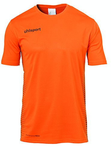 Uhlsport Kinder Score Trikot&Shorts Kit, Fluo orange/Schwarz, 116