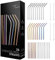 Oak & Steel - 36 Pailles en Acier Inoxydable & 4 Brosses avec Boîte-Cadeau (4 Couleurs) - Écologiques, Réutilisables & Lavables au Lave-Vaisselle