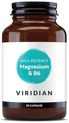 Viridian - High Potency Magnesium & B6 – 30 Vegan Capsules | Synergistic Magnesium and Vitamin B6 Formula | Supports Normal Energy, Muscle Function & Nervous System | 100% Active Ingredients