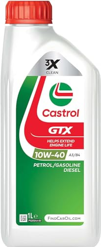 LUBRIALPHA Castrol Motoröl Motorenöl Schmieröl Auto GTX ultraclean 10W-40 A3/B4 3 Liter