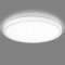 Navaris LED Deckenleuchte mit zusätzlicher Hintergrundbeleuchtung - dimmbar - 18 Watt - 29,3 x 2,8cm - 4000K - LED Deckenlampe Panel ultra flach rund
