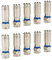 Hsthe Sea 10 Stück SAT F-Quick Mount Connector HD Sat Kabel Kompressionsstecker F Kompressionsstecker 7-7,5 mm Koaxialkabel Antennenkabel Kompressionszange TV Antennenkabel Koax, Ganzmetall