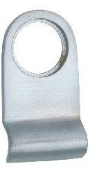 Ironmongery Solutions® Cylinder Pull Front Door Handle for Cylinder Locks, Front Door Pull, Lock Pull Door, Cylinder Latch Pull for Door Furniture in Multiple Finishes 76x45mm (Satin Nickel)