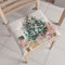 PETTI ARTIGIANI ITALIANI - Cojines para Silla de Cocina Navideños, Juego de 6 Unidades, Cojines Decorativos de Navidad de Microfibra con Lazos, 100% Fabricado en Italia
