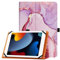 HGWALP Étui Universel pour Tablette 9-11 Pouces, Étui Folio Universel Housse de Protection pour Tablette Tactile 9,9.7,10.1,10.2,10.5,10.9,11, avec bandoulière et Fonction Debout -MBPK