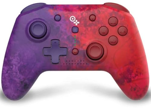 Mando inalámbrico bicolor morado para Nintendo Switch