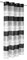 DRAPELLA|Fertiger Vorhang Quer Gestreift Halbtransparent Gardinen Schals für Wohnzimmer Schlafzimmer Kinderzimmer 145 x 250 cm 2er Set (Weiß - Grau - Schwarz)