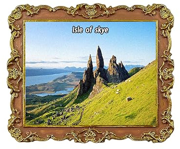 Isle of Skye Schottland UK Kühlschrank-Magnet 3D Reise Souvenir Kühlschrank Dekoration Magnetischer Aufkleber Craft Collection