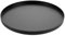 WOPPLXY Plateau Rond Noir, 32cm Plateau de Service Rond, Plateaus de Décoration Ronds en Acier Inoxydable pour Les Décorations de Pâques et Le Service des Aliments