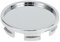 Hihaha Cache-Moyeu De Roue De Voiture Universel/Cache-Moyeu De Jante/Pour La Plupart Des Voitures/En Plastique À Encliqueter 58Mm 2,28 Od / 1 Pc Chrome Argenté
