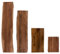 trelevo Waschtischplatte 160x40 cm, Akazienholz massiv 26mm, Tischplatte nussbaumfarben, Baumkantenplatte als Waschtisch für Aufsatzwaschbecken