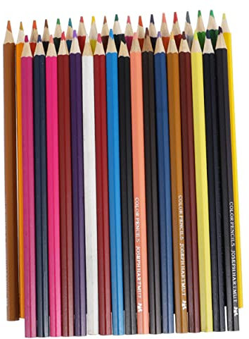 ROMISBABA 36 Farben Holzstifte Set Kunststifte für Jungen und Mädchen Zeichnen Schulbedarf