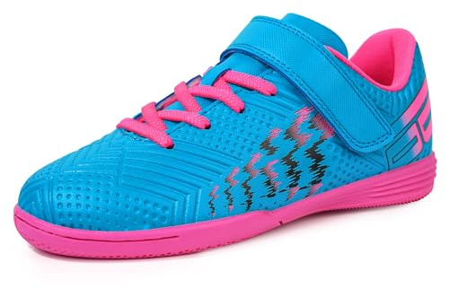 JABASIC Kinder Futsal Indoor Fussballschuhe Jungen Mädchen Fußball Hallenturnschuhe