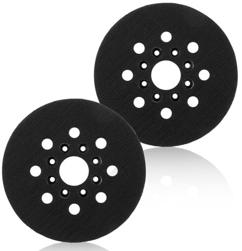 2pcs 125 mm Piastra Abrasiva Compatibile con Bos-ch PEX 220 A, Gex 125-1 Ae, Pex 220 Ae E Skil 7402/7490, Platorello Per Smerigliatrice, Ricambio Con Sistema Di Raccolta Della Polvere Efficiente