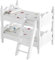 ibasenice 1 Set Miniatur Etagenbett Modell 1/12 Maßstab Für Puppenhaus Deko Buntes Geometrisches Design Puppenmöbel Für Kreatives