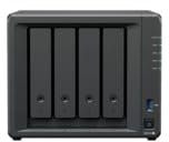 Synology DS423+ Station de disque NAS 4 baies (Intel Celeron J4125 4-Core 2 Go de RAM 2 x RJ-45 1 GbE port LAN) 88 To avec 4 disques durs de 22 To