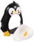 SECFOU Potty Training Urinal Für Jungen Cartoon Pinguin Design Wandmontage Große Kapazität Einfach Zu Reinigen Für Junge Mädchen Im Alter Von Jahren