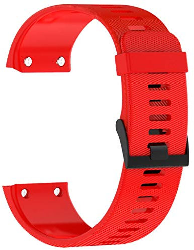 Montre Connectée Femme Homme Compatibles avec Garmin Forerunner 35/30,Bracelets de Rechange à dégagement en Silicone Remplacement Bandes de Montre Band de Sportifs Montre Sport