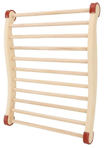 ARTOCT Respaldo de sauna, accesorios de madera antideslizante, cómodo diseño en forma de S