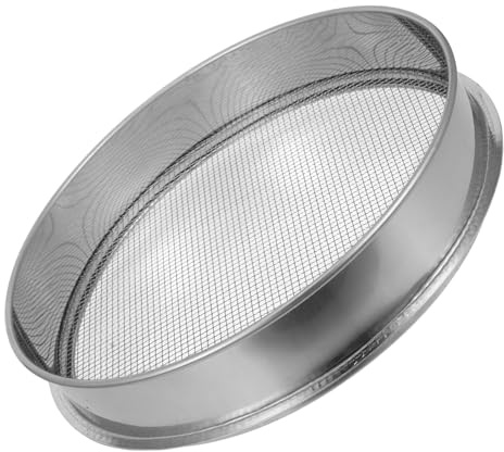 LALAFINA Setaccio per Terreno in Acciaio Resistente Rete per Compost Pietre e Ghiaia Setaccio da Giardino Leggero e Multiuso per Piante e Orto