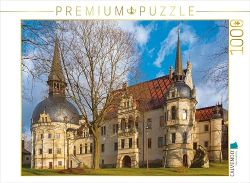 CALVENDO Puzzle Traumschloss Schönfeld | 1000 Teile Lege-Größe 64 x 48 cm Foto-Puzzle für glückliche Stunden