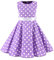 SXSHUN Robe Fille Enfant de Bal Polka Vintage pin-up à 'Audrey Hepburn' 50's 60's Rockabilly Halter Robe Fille Enfant de soirée Cocktail sans Manches