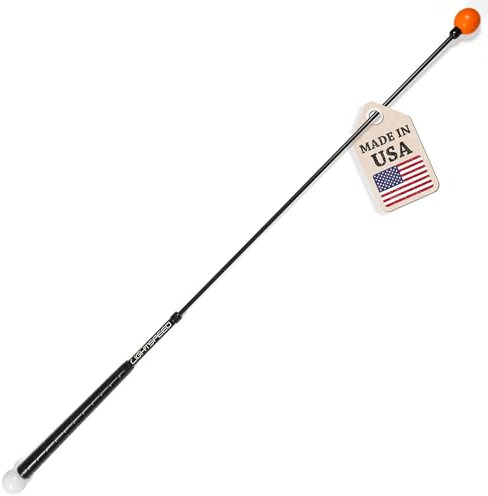 Orange Whip Lightspeed Golf Swing Trainer Aid - Speed Stick Improves Speed, Distance and Accuracy |43