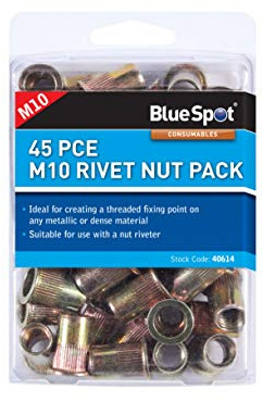BlueSpot 40614 75PCE M8 Rivet Nut Pack