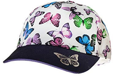 maximo Mädchen Cap Kappe, Mehrfarbig (Weiß/Multicolor 199), (Herstellergröße: 55/57)